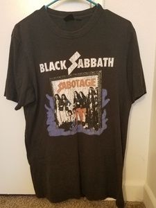 Men's BLACK SABBATH "SABOTAGE" tee size m